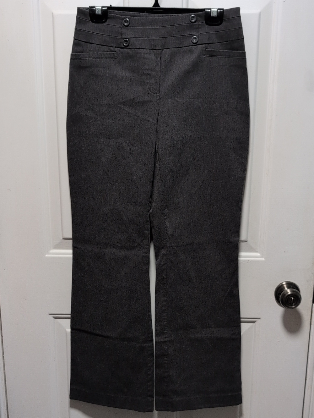 Reitmans Dark Gray Dress Trousers - Straight Leg